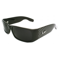 LOCS® Hardcore Designer Sonnenbrille Rhomb 17-lo black shine
