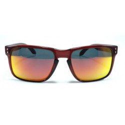 Casual Revo Wayfarer Sonnenbrille rot ice