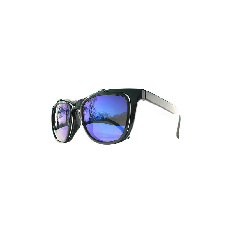 Flap Revo Wayfarer Sonnenbrille smoke'or'clear bk-bu