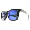 Flap Revo Wayfarer Sonnenbrille smoke'or'clear bk-bu