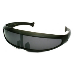 SciFi Roboter Techno Party Future Designer Sonnenbrille black