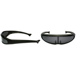 SciFi Roboter Techno Party Future Designer Sonnenbrille black