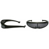 SciFi Roboter Techno Party Future Designer Sonnenbrille black