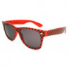 Kult Wayfarer Chess Designer Sonnenbrille smoke red black