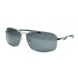 Polarisierte Fashion Aviator Sonnenbrille SLIM chrom