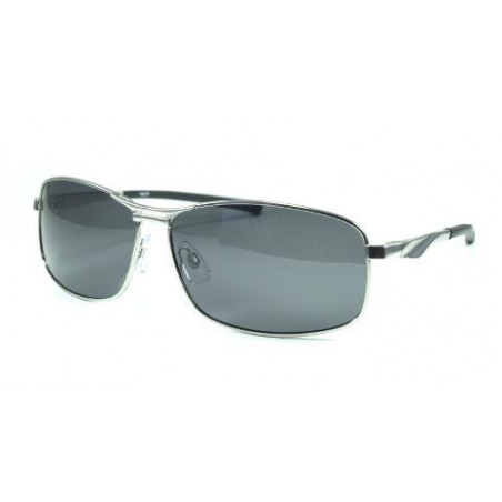 Polarisierte Fashion Aviator Sonnenbrille SLIM chrom