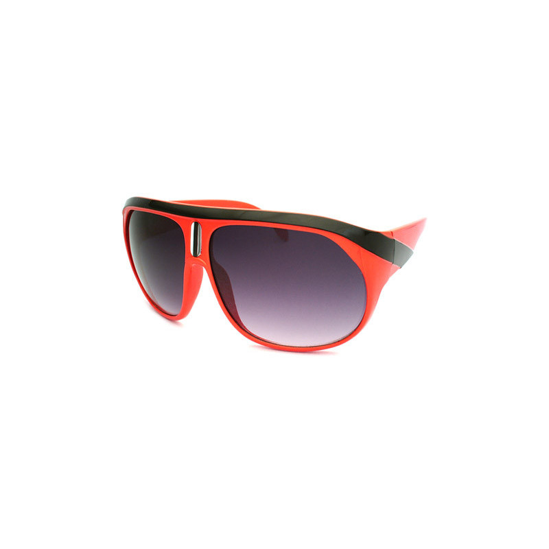 Aviator Retro Kult Sonnenbrille Expanded Stripes ruby red