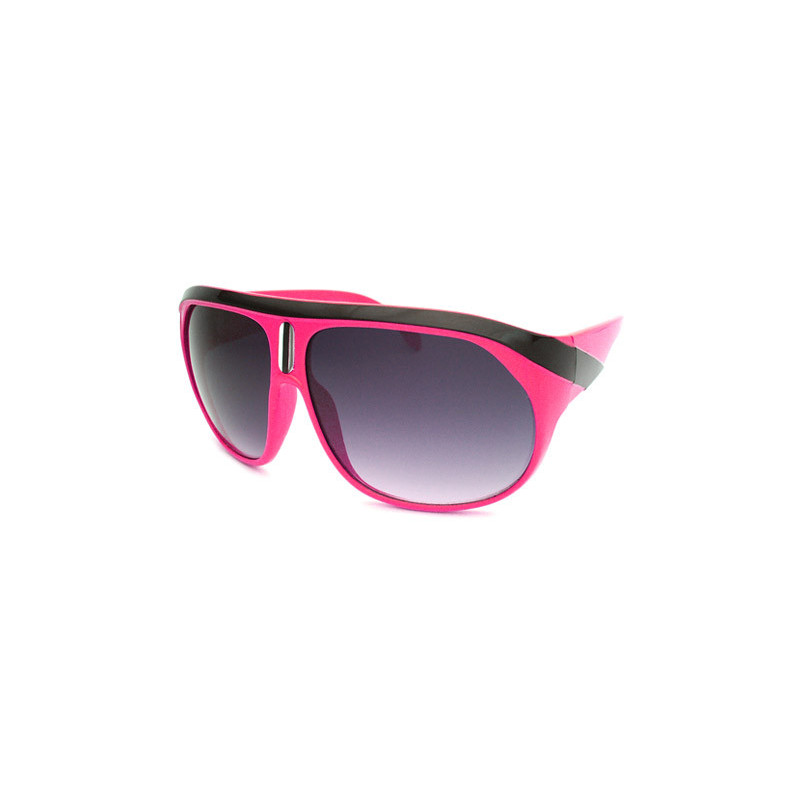 Aviator Retro Kult Sonnenbrille Expanded Stripes ruby pink