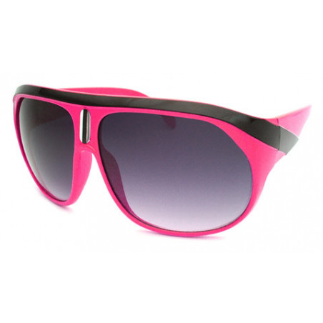 Aviator Retro Kult Sonnenbrille Expanded Stripes ruby pink