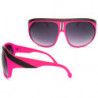 Aviator Retro Kult Sonnenbrille Expanded Stripes ruby pink