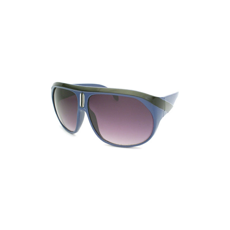 Aviator Retro Kult Sonnenbrille Expanded Stripes ruby blue