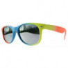 Verspiegelte NuRave Wayfarer Sonnenbrille orange-blue-yellow