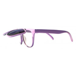 Flap Revo Wayfarer Sonnenbrille smoke'or'clear purple