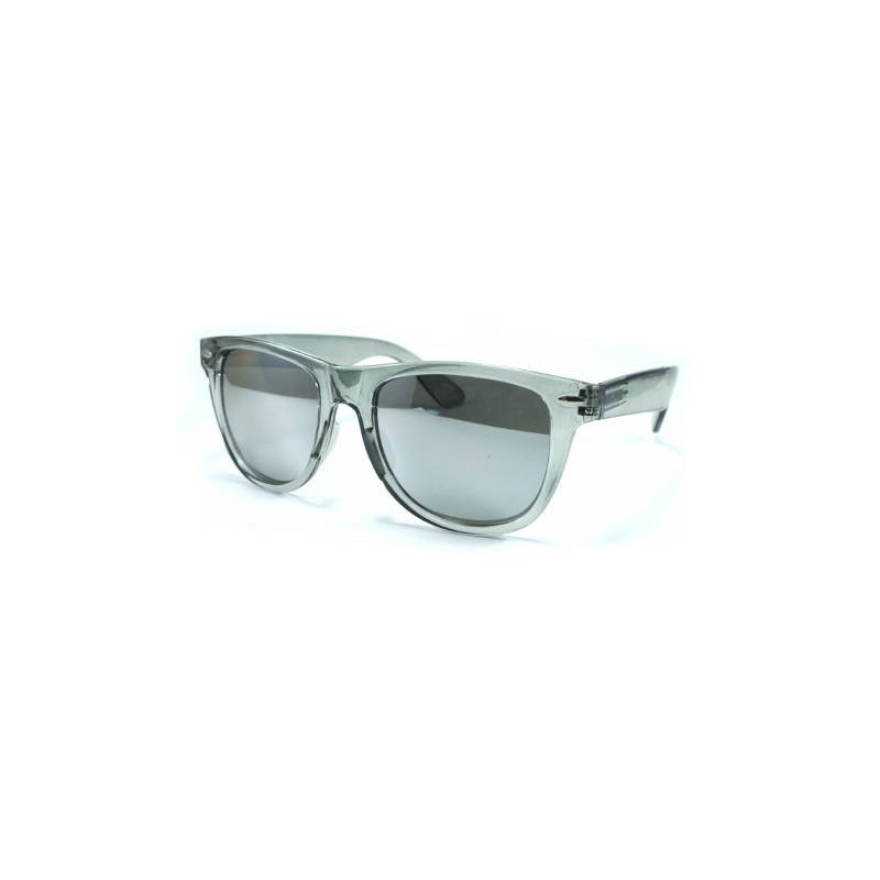 Transparente Wayfarer Sonnenbrille CRYSTAL ice smoke