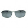 Polarisierte Fashion Aviator Sonnenbrille SLIM chrom