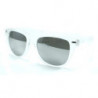 Transparente Wayfarer Sonnenbrille CRYSTAL ice matt