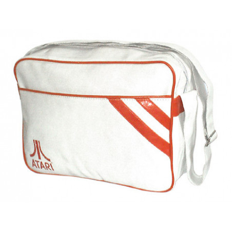 Atari® Kult Freizeittasche Old Fashion Design white/red