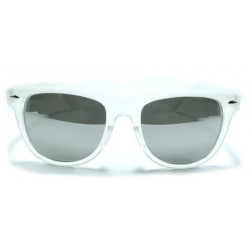 Transparente Wayfarer Sonnenbrille CRYSTAL ice matt