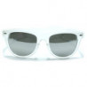 Transparente Wayfarer Sonnenbrille CRYSTAL ice matt