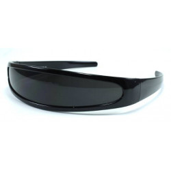 Roboter Party Sonnenbrille VISOR smoke schwarz shine