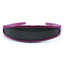 Roboter Party Sonnenbrille VISOR smoke purple