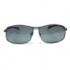 Polarisierte Fashion Aviator Sonnenbrille SLIM gunmetal
