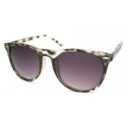 Lady Vintage runde Wayfarer Sonnenbrille demi black ruby