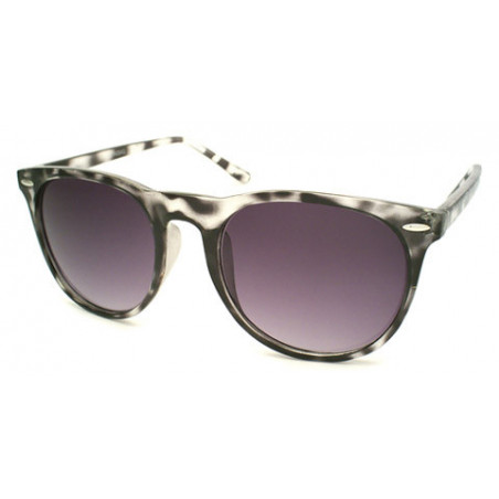 Lady Vintage runde Wayfarer Sonnenbrille demi black ruby