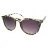 Lady Vintage runde Wayfarer Sonnenbrille demi black ruby