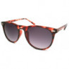 Lady Vintage runde Wayfarer Sonnenbrille demi red ruby