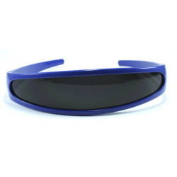 Roboter Party Sonnenbrille VISOR smoke blau