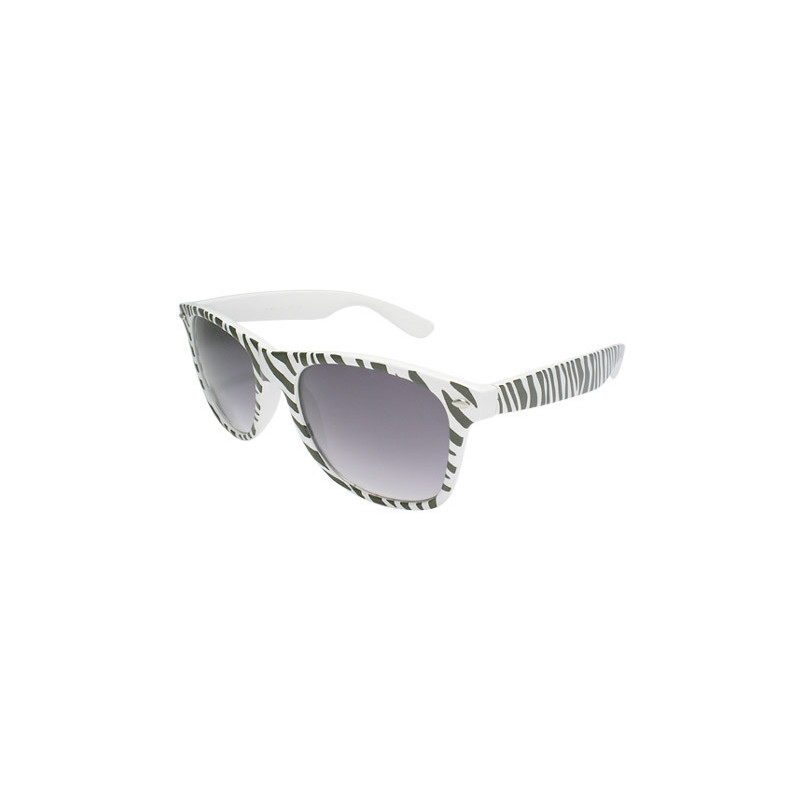 Blues Brothers Safari Zebra Designer Sonnenbrille white