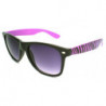 Blues Brothers Safari Zebra Designer Sonnenbrille black-purple