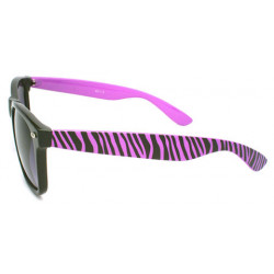 Blues Brothers Safari Zebra Designer Sonnenbrille black-purple