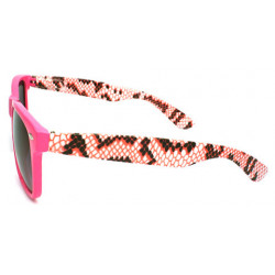 Blues Brothers Safari Animals Sonnenbrille Reptile pink