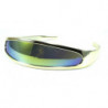 Roboter Party Sonnenbrille VISOR metallic gold