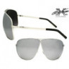 X-Loop® Designer Sonnenbrille Aviator Mirror smoke gunmetal
