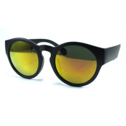 Runde Wayfarer Sonnenbrille revo orange matt