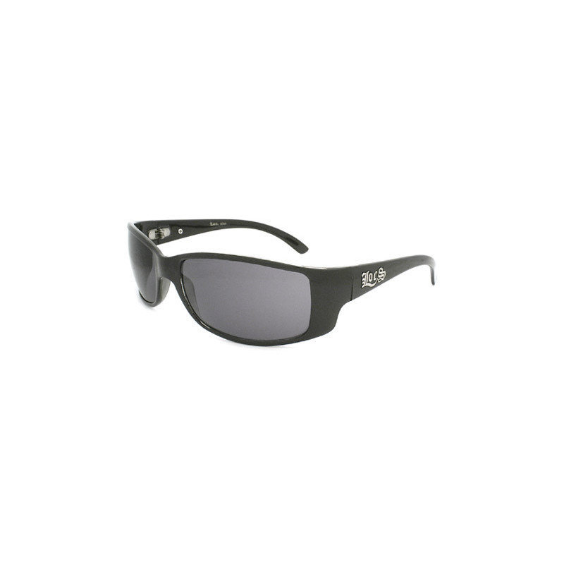 LOCS® Hardcore Designer Sonnenbrille Airy 44-lo black shine