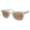 Wayfarer Sonnenbrille mit Allwetter Linsen clear