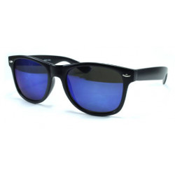 Matte Wayfarer Sonnenbrille revo blau