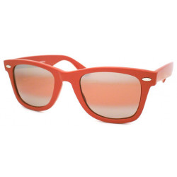 Wayfarer Sonnenbrille mit Allwetter Linsen red