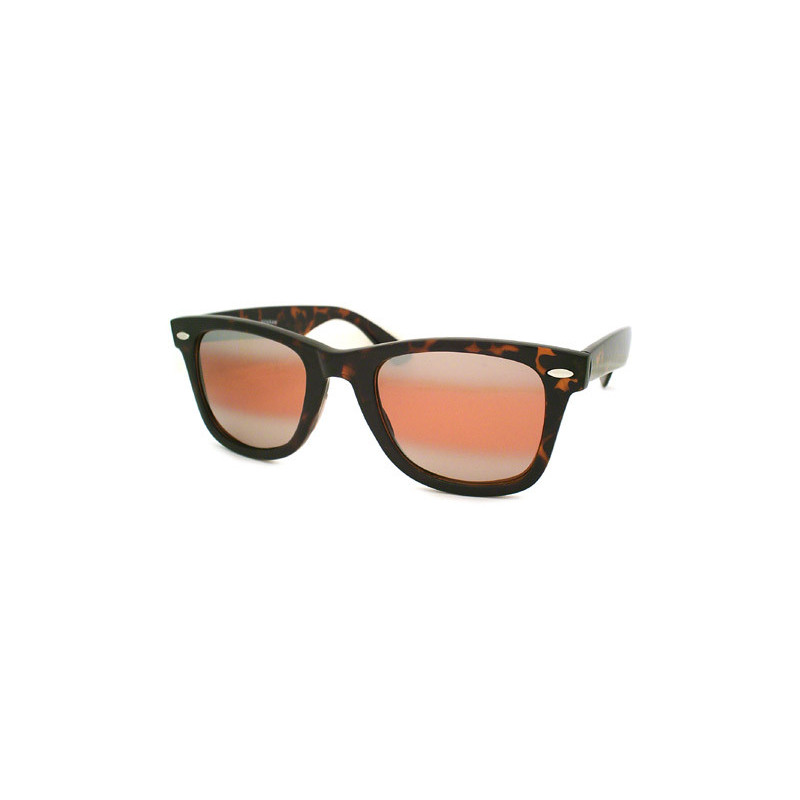 Wayfarer Sonnenbrille mit Allwetter Linsen demi