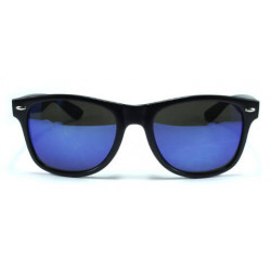 Matte Wayfarer Sonnenbrille revo blau