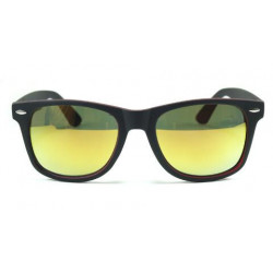 Matte Bicolor Wayfarer Sonnenbrille revo rot