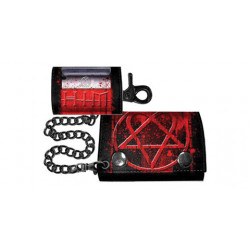 HIM Geldbeutel Love Metal Heartagram black