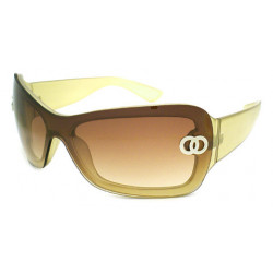 Damen Sonnenbrille CC Mode Design gold