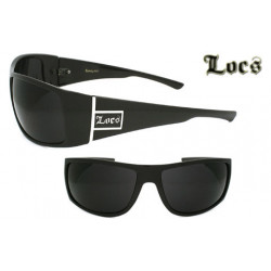LOCS® Hardcore Designer Sonnenbrille Racy 47-lo black