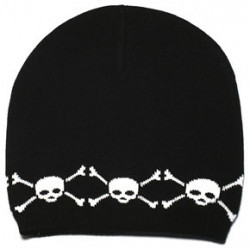 Quirinus® Beanie Skull Circle Design black