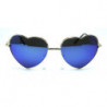 Herzförmige Sonnenbrille SWEETHEART blau